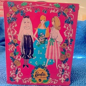 Vintage Barbie doll trunk